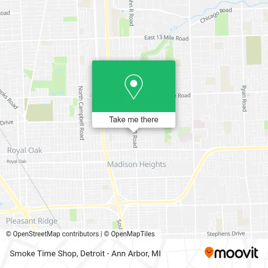Smoke Time Shop map