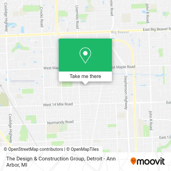 The Design & Construction Group map