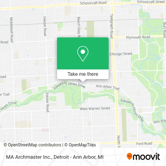 MA Archmaster Inc. map