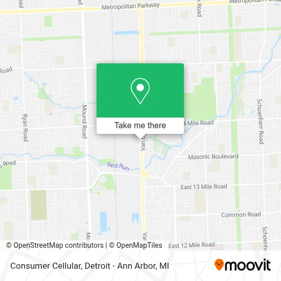 Consumer Cellular map