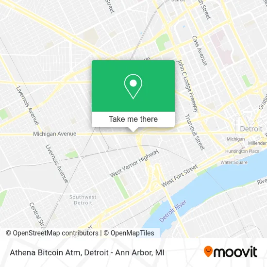 Athena Bitcoin Atm map
