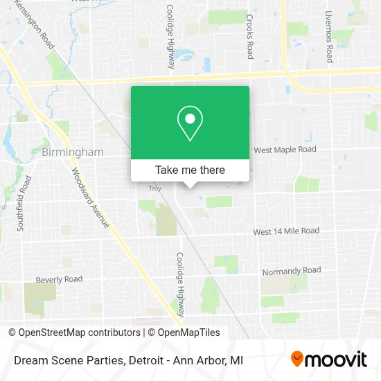 Dream Scene Parties map