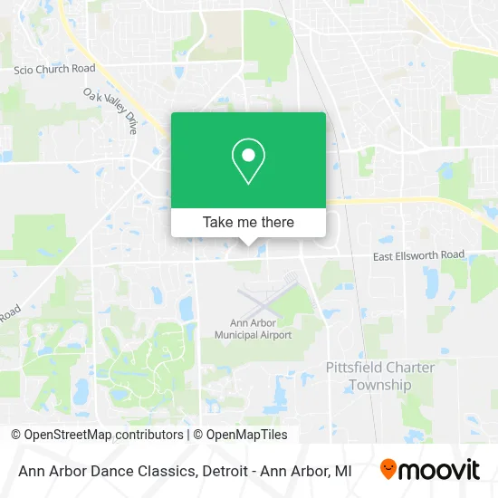 Ann Arbor Dance Classics map