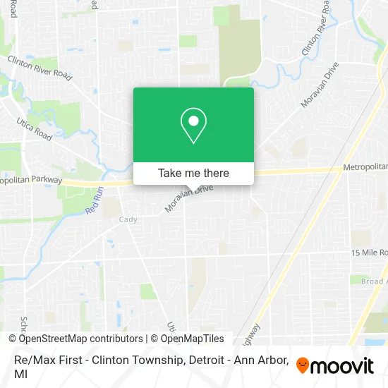 Re / Max First - Clinton Township map