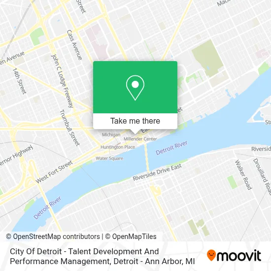 City Of Detroit - Talent Development And Performance Management map