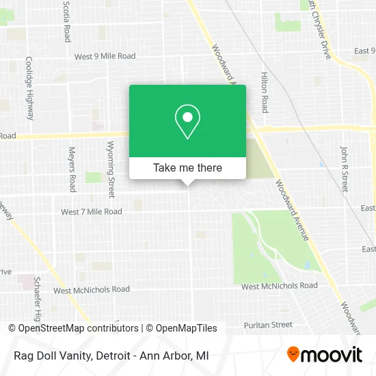 Rag Doll Vanity map