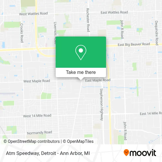 Atm Speedway map