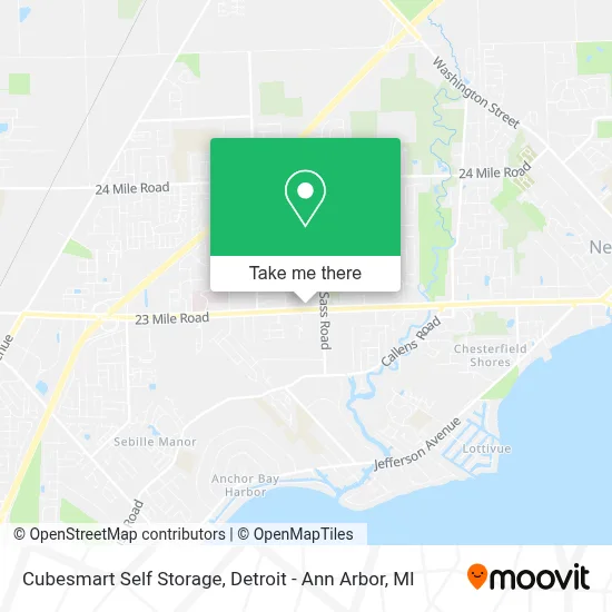 Cubesmart Self Storage map