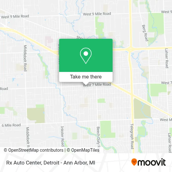 Rx Auto Center map