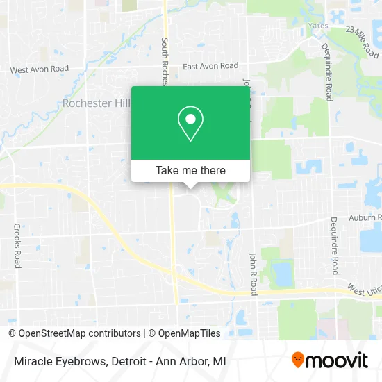 Miracle Eyebrows map