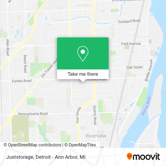 Juststorage map