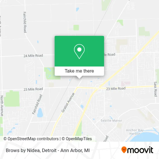Brows by Nidea map