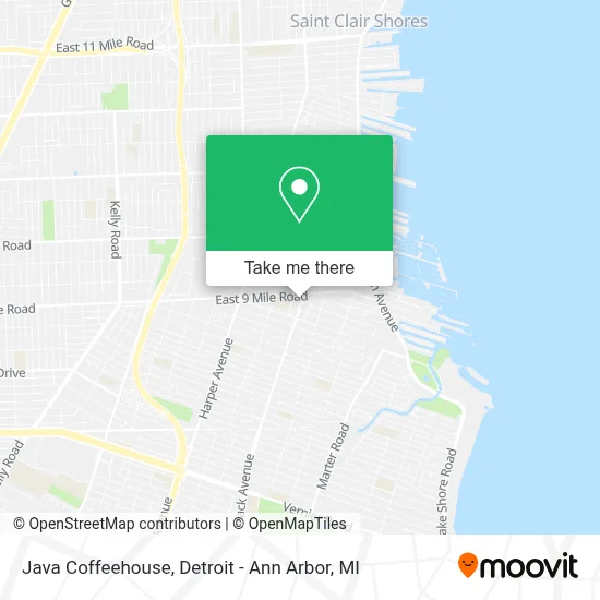 Java Coffeehouse map