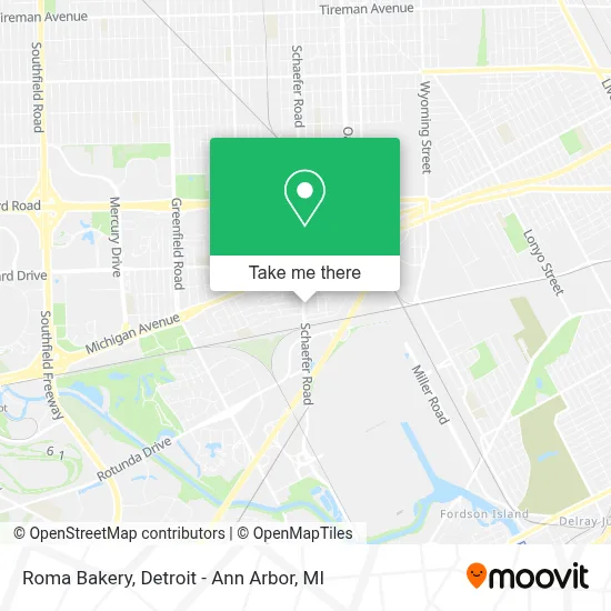 Roma Bakery map