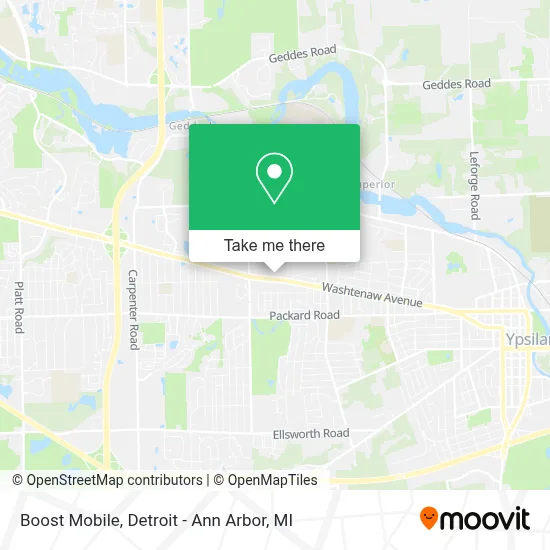 Boost Mobile map