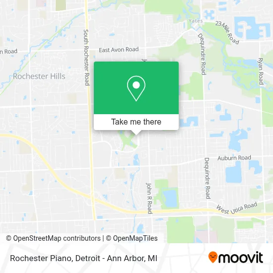 Rochester Piano map
