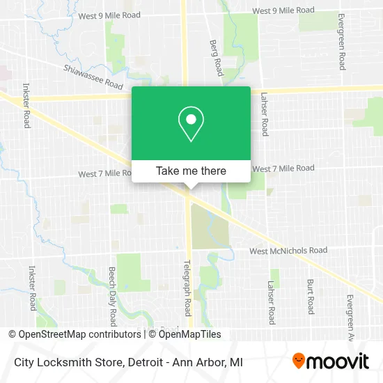 City Locksmith Store map