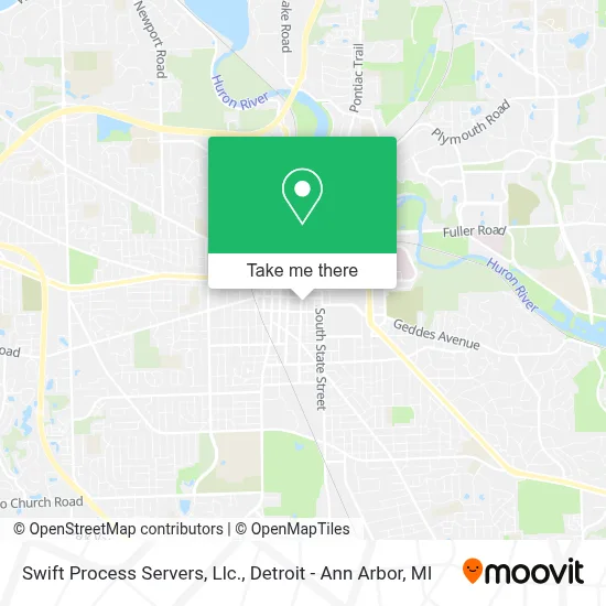 Swift Process Servers, Llc. map