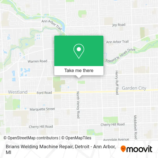 Brians Welding Machine Repair map