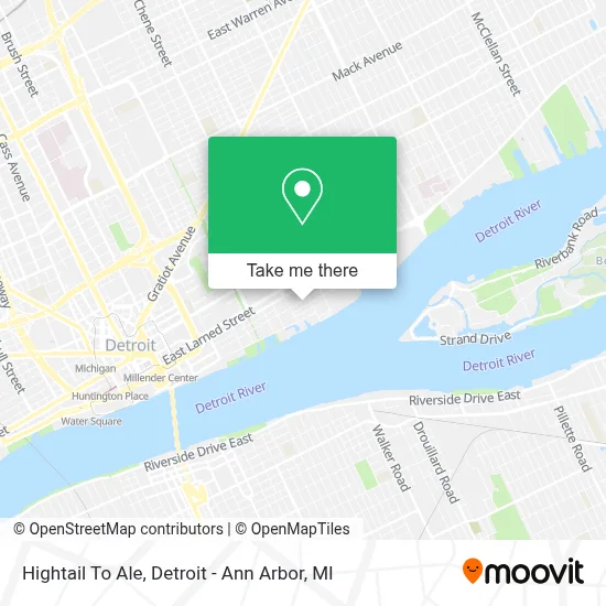 Hightail To Ale map