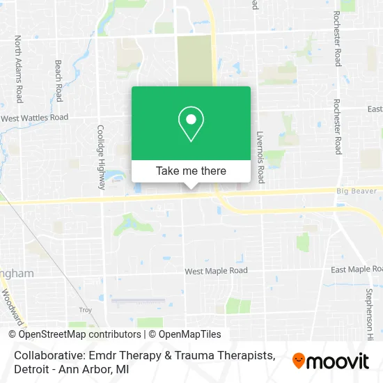 Collaborative: Emdr Therapy & Trauma Therapists map