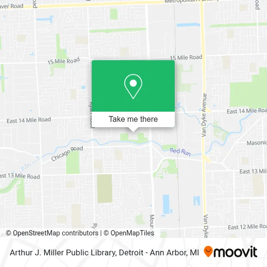 Arthur J. Miller Public Library map