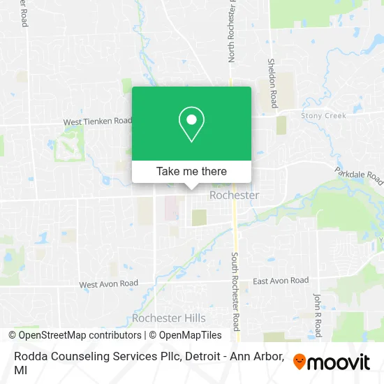 Rodda Counseling Services Pllc map