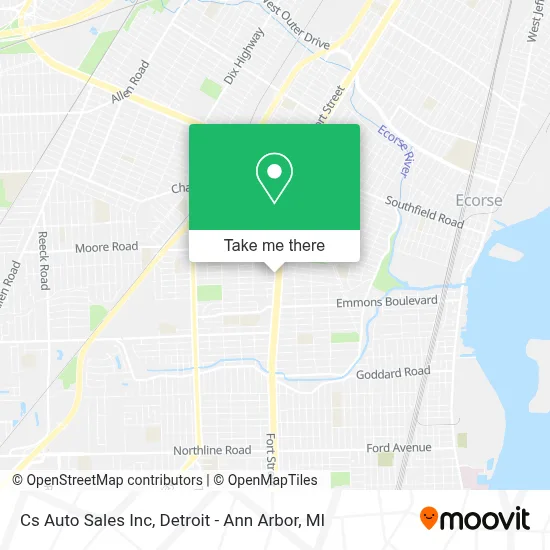 Cs Auto Sales Inc map