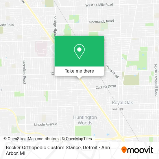 Becker Orthopedic Custom Stance map