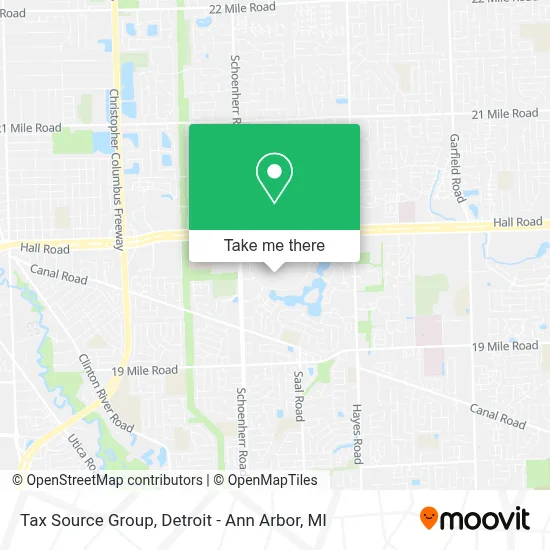 Tax Source Group map