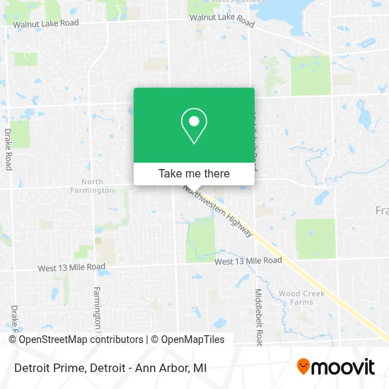 Detroit Prime map