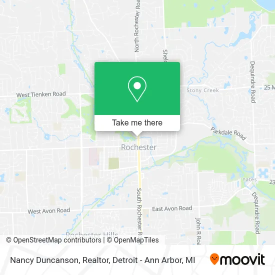 Nancy Duncanson, Realtor map