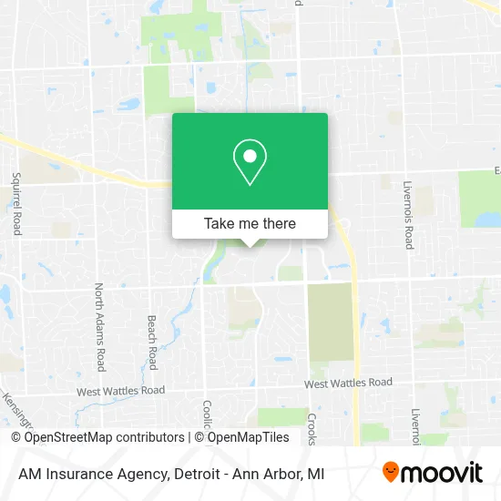AM Insurance Agency map