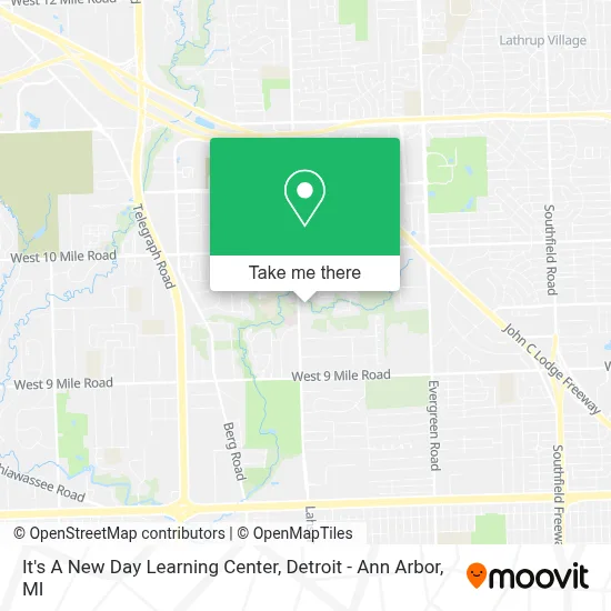 It's A New Day Learning Center map