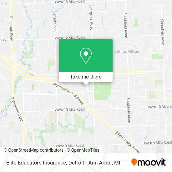 Elite Educators Insurance map