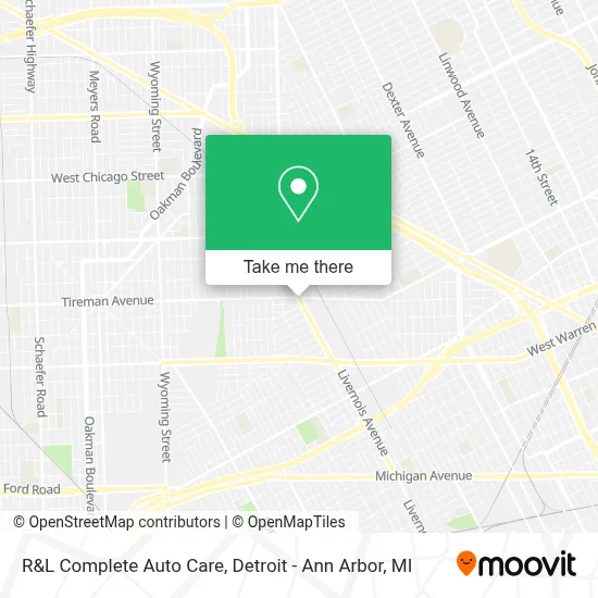 R&L Complete Auto Care map