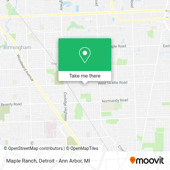 Maple Ranch map