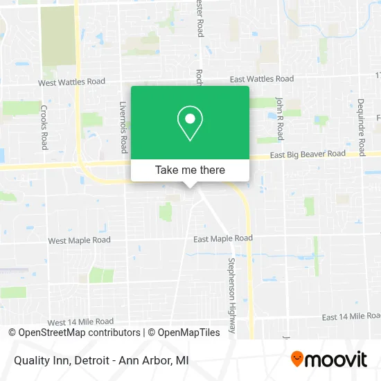 Quality Inn map