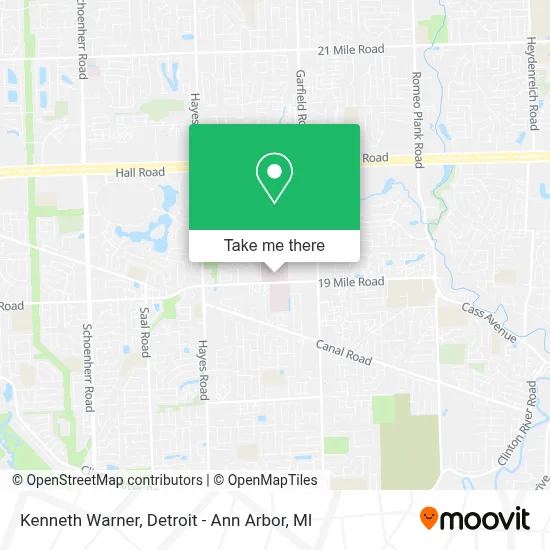 Kenneth Warner map
