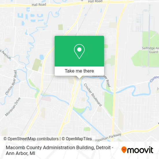 Macomb County Administration Building map