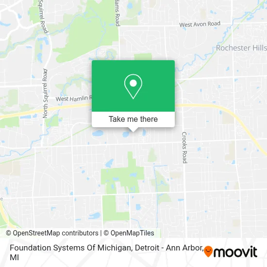 Foundation Systems Of Michigan map