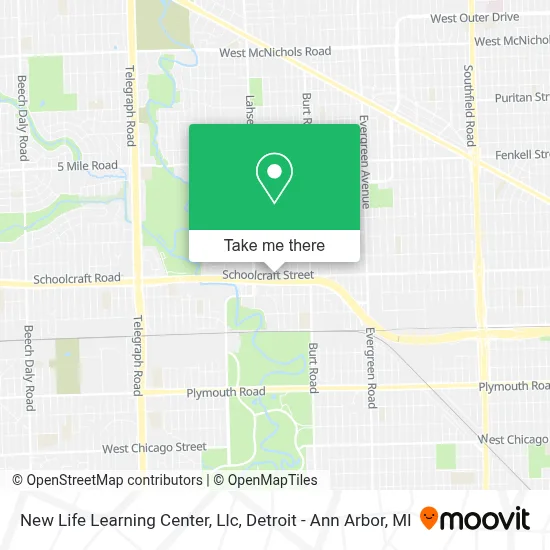 New Life Learning Center, Llc map