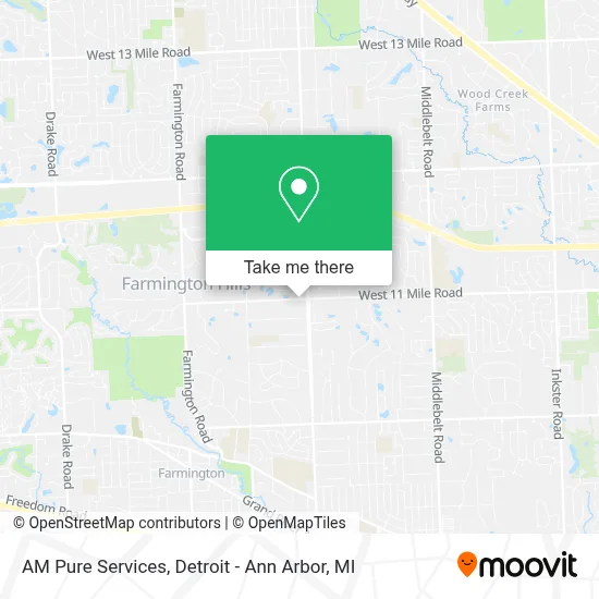 AM Pure Services map