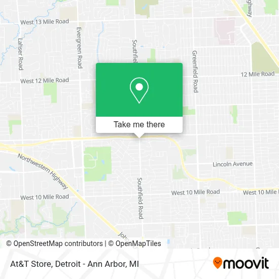 At&T Store map