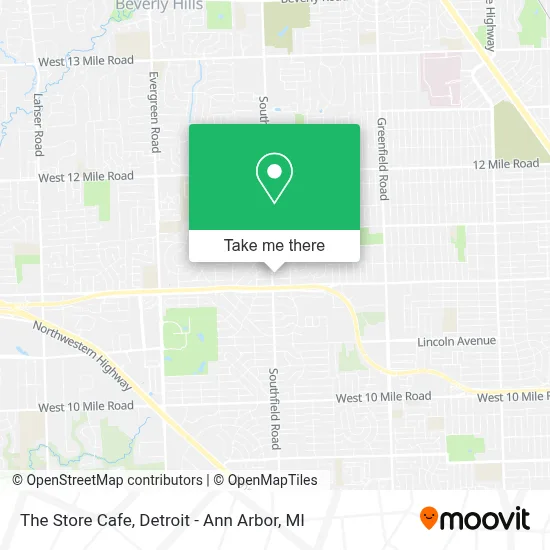 The Store Cafe map