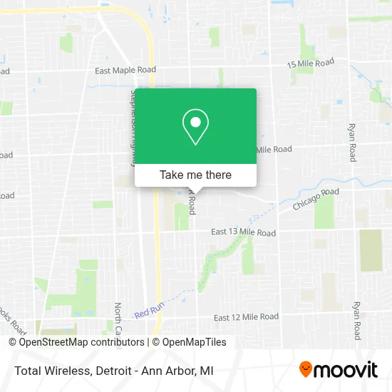Total Wireless map