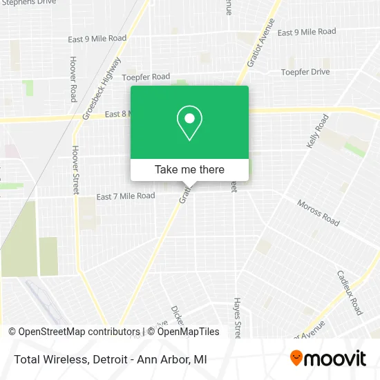 Total Wireless map