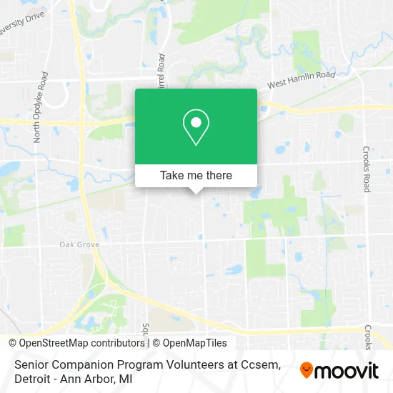Senior Companion Program Volunteers at Ccsem map