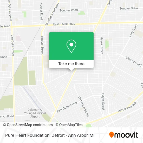 Pure Heart Foundation map