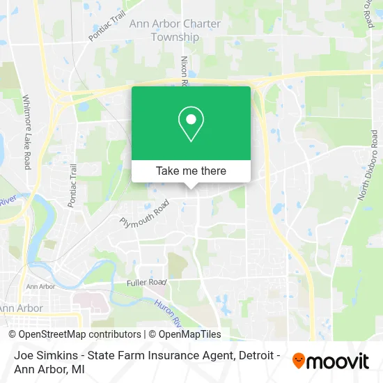 Joe Simkins - State Farm Insurance Agent map
